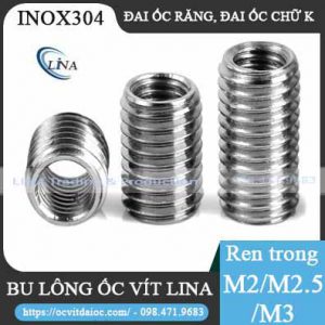 đai ốc - ê cu nối ren trong ren ngoài inox 304