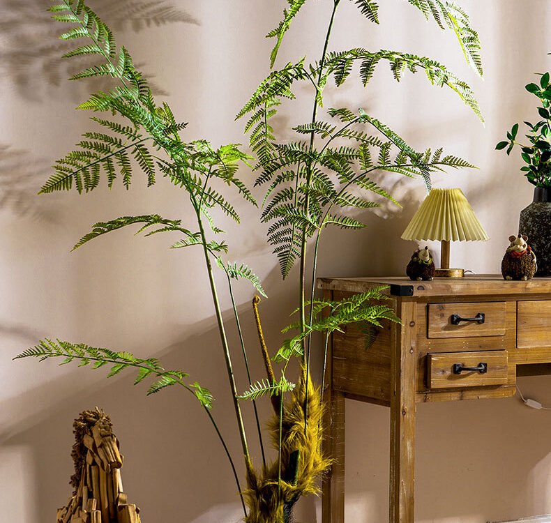 Cây thiên trúc giả, cây cảnh giả, cây giả decor, cây giả