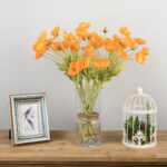 Hoa anh túc giả, hoa lụa đẹp trang trí nhà cửa