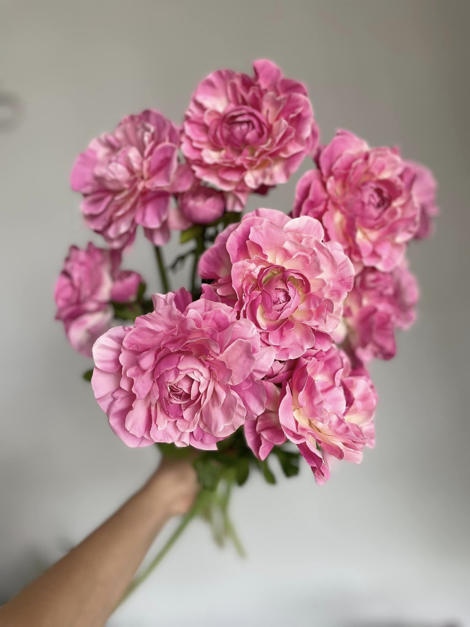 Hoa mao lương giả, hoa decor trang trí nhà cửa, hoa giả