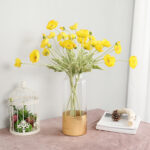 Hoa anh túc giả, hoa lụa đẹp trang trí nhà cửa