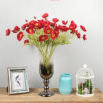 Hoa anh túc giả, hoa lụa đẹp trang trí nhà cửa