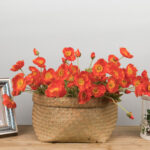 Hoa anh túc giả, hoa lụa đẹp trang trí nhà cửa