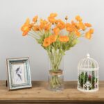 Hoa anh túc giả, hoa lụa đẹp trang trí nhà cửa