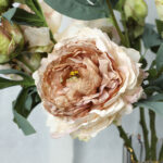 Hoa mẫu đơn giả, hoa decor trang trí nhà cửa, hoa giả