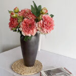 Hoa mẫu đơn giả, hoa decor trang trí nhà cửa, hoa giả