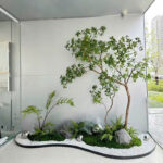 cây cảnh cây cảnh giả sang trọng hiện đại