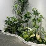 Cây giả, cây giả trang trí phong cách hiện đại