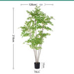 Cây nadian giả, cây cảnh giả, cây giả decor, cây giả