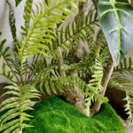 Tiểu cảnh giả, cây sơn chi 1m8, cây giả