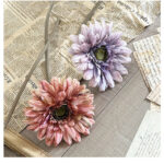 Hoa đồng tiền giả trang trí nhà cửa