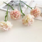 Hoa cẩm chướng giả decor trang trí