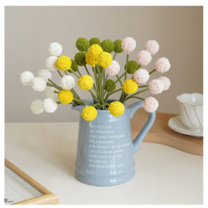 Hoa cúc nút áo giả trang trí nhà cửa