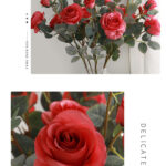 Hoa hồng giả trang trí nhà cửa