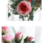 Hoa hồng giả trang trí nhà cửa