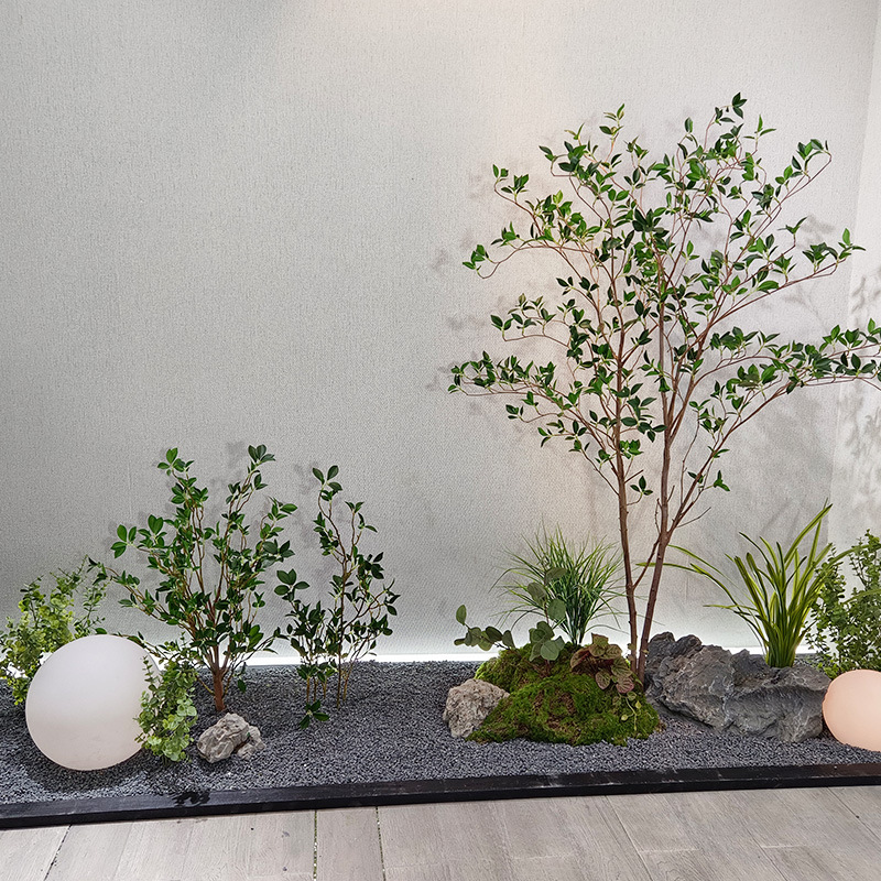 Cây giả nhỏ trang trí tiểu cảnh