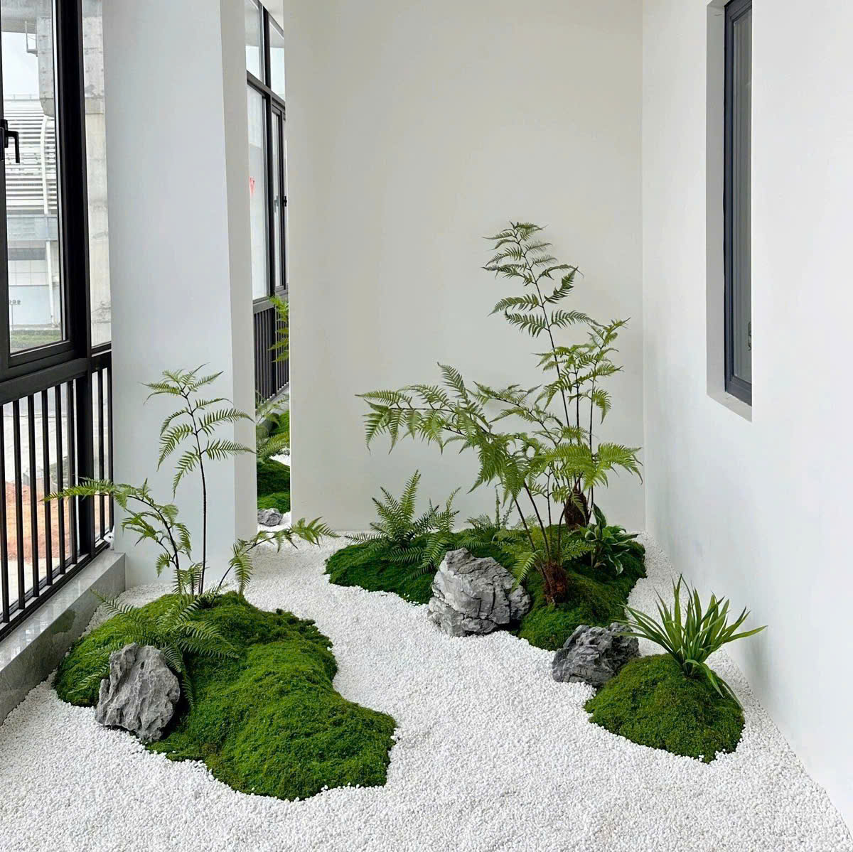 Cây giả nhỏ trang trí tiểu cảnh